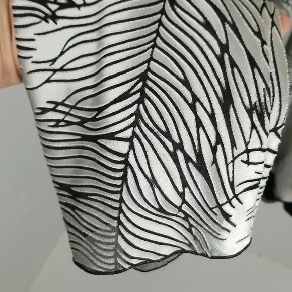 {Amy Michelson for Holly Harp} Vintage Feather Print Dress - Picture 7 of 14